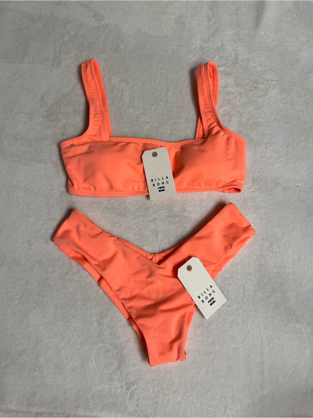 Billabong Coral Orange Two-Piece Bikini